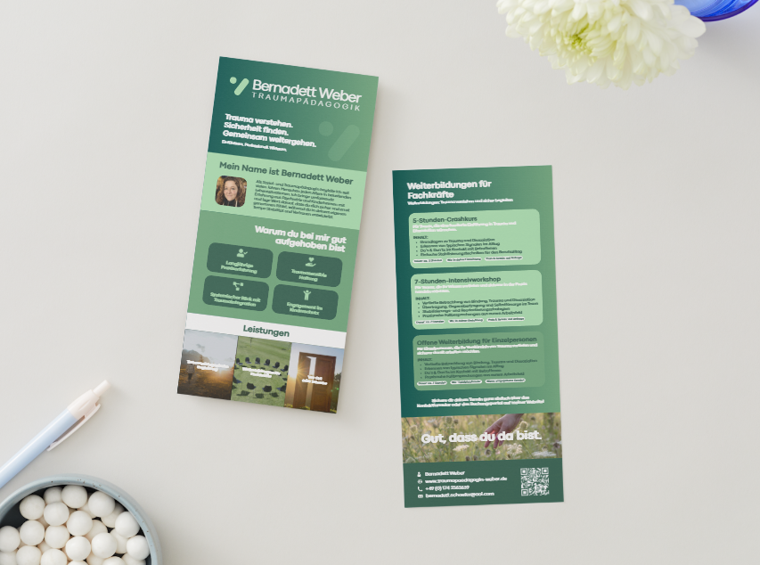 Werbekarten Design
