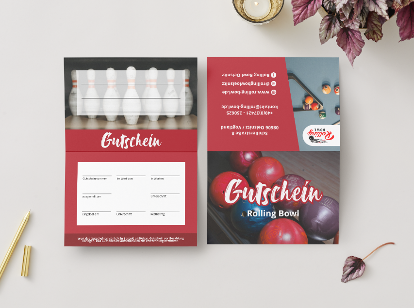 Gutschein Design