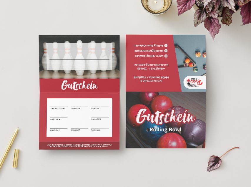 Gutschein Design